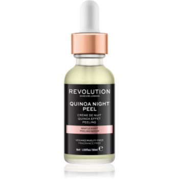 Revolution skincare quinoa night peel serum cu textură de peeling pentru noapte
