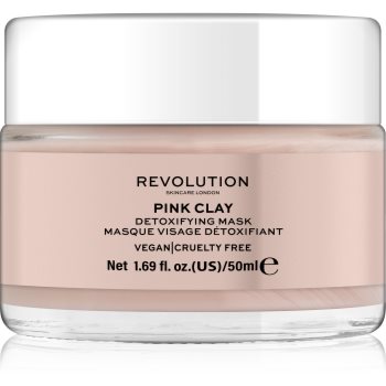 Revolution skincare pink clay masca faciala detoxifianta