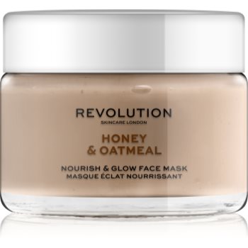 Revolution skincare honey & oatmeal masca pentru albirea tenului