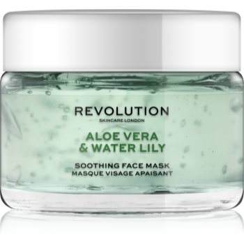 Revolution skincare aloe vera & water lily masca calmanta pentru fata