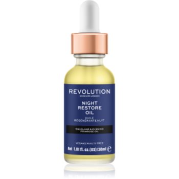 Revolution skincare night restore oil ulei hidratant iluminator