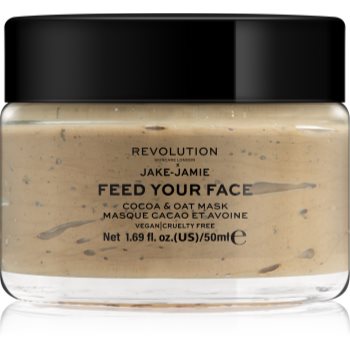 Revolution skincare jake-jamie cocoa & oat masca faciala hidratanta