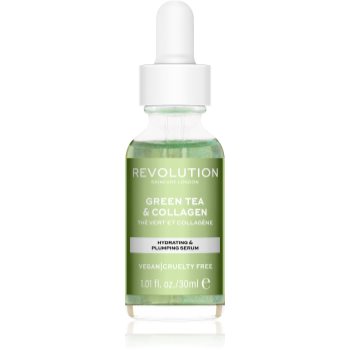 Revolution skincare green tea & collagen ser hidratant si hranitor