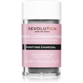 Revolution Skincare Purifying Charcoal pudra de curatare fina