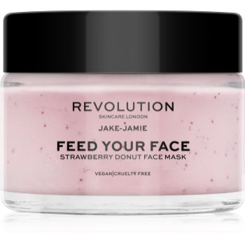 Revolution skincare x jake-jamie strawberry donut masca de hidratare profundă cu aroma de capsuni