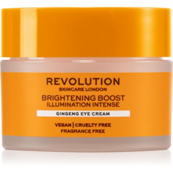 Revolution skincare boost brightening ginseng crema de ochi iluminatoare