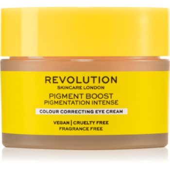 Revolution skincare boost pigment cremă de ochi corectoare pentru cearcăne și riduri