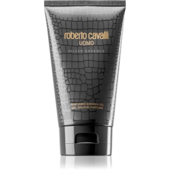 Roberto Cavalli Uomo Silver Essence gel de dus pentru bărbați