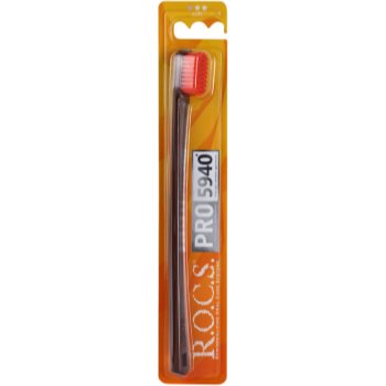

R.O.C.S. PRO 5940 зубна щітка м'яка Brown & Orange