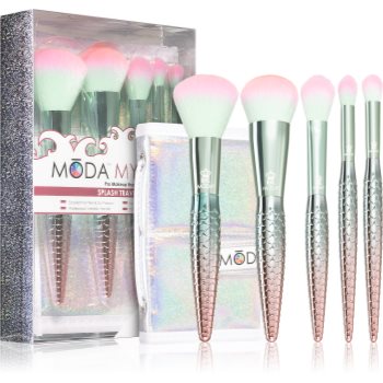 Royal and langnickel moda mythical set de pensule cu geantă pentru călătorii