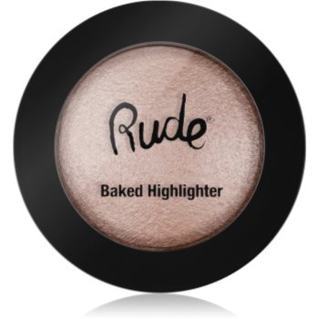 Rude cosmetics baked highlighter pudra compacta ce ofera luminozitate