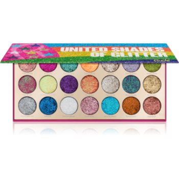 Rude cosmetics united shades of glitter umbre de pleoape cu sclipici