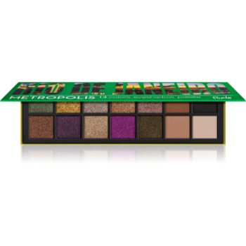 Rude cosmetics metropolis rio de janeiro paleta farduri de ochi