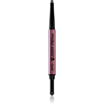 Rude cosmetics double agent creion dermatograf cu două capete pentru sprâncene