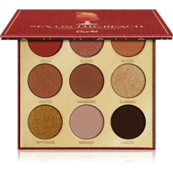 Rude cosmetics cocktail party collection sex on the beach paleta farduri de ochi