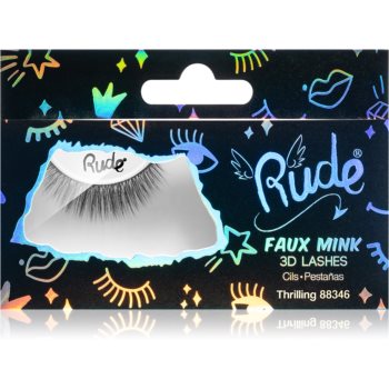 Rude Cosmetics Essential Faux Mink 3D Lashes Pentru fixarea genelor poza