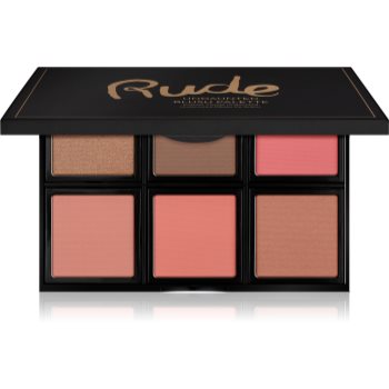 Rude Cosmetics Face Palette Undaunted paletã pentru contur blush poza