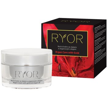 Ryor argan care with gold crema de noapte cu ulei de aur si argan