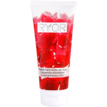 Ryor face & body care crema de maini regeneratoare cu extract de grapefruit si ulei de rozmarin