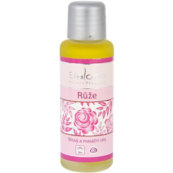 Saloos bio body and massage oils ulei de corp pentru masaj trandafir