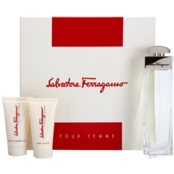 

Salvatore Ferragamo Pour Femme подарунковий набір I. Парфумована вода 100 ml + Крем для тіла 50 ml + Гель для душу 50 ml