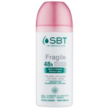 

SBT Fragile дезодорант roll-on від білих та жовтих плям для чутливої та подразненої шкіри 75 мл