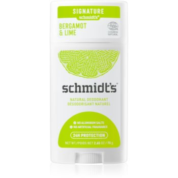 Schmidt's bergamot + lime deodorant stick
