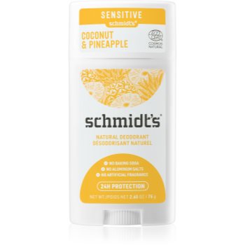 Schmidt's coconut pineapple deodorant stick