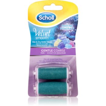 Scholl Velvet Smooth Gentle Coarse cap de schimb pentru pila electrica de calcaie