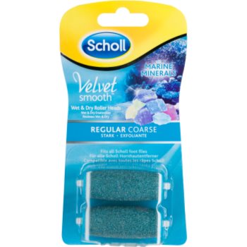 Scholl Velvet Smooth Regular Coarse cap de schimb pentru pila electrica de calcaie