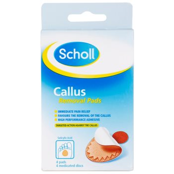 

Scholl Callus подушечки для видалення затверділої шкіри 4 кс