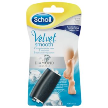 

Scholl Velvet Smooth запасна насадка для електричної щітки для ніг 2 шт 2 кс
