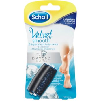 

Scholl Velvet Smooth запасна насадка для електричної щітки для ніг 2 шт