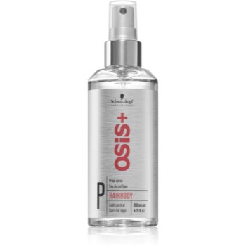 Schwarzkopf professional osis+ hairbody volume primer spay pentru machiaj inainte de coafare