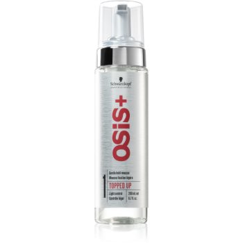 Schwarzkopf Professional Osis+ Topped Up spuma pentru coafare pentru volum si stralucire