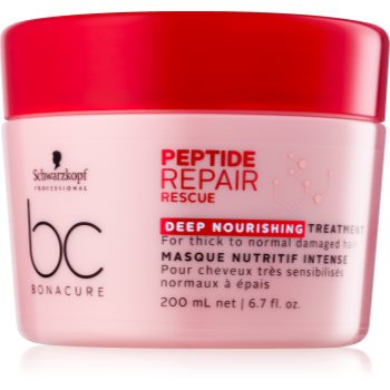 Schwarzkopf professional bc bonacure peptide repair rescue masca pentru par uscat si deteriorat