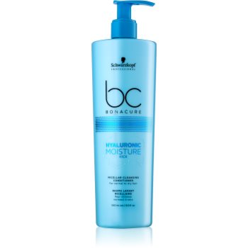 Schwarzkopf professional bc bonacure hyaluronic moisture kick balsam micelar de curățare pentru par uscat