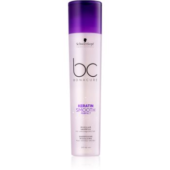 Schwarzkopf professional bc bonacure keratin smooth perfect șampon micelar pentru par indisciplinat