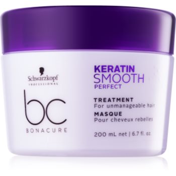 Schwarzkopf professional bc bonacure keratin smooth perfect masca pentru par indisciplinat