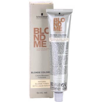 

Schwarzkopf Professional Blondme Color фарба для волосся для натуральних блонд відтінків (Natural Ice) 60 мл