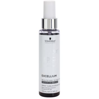 

Schwarzkopf Professional BC Bonacure Excellium Beautifying спрей з сріблястими пігментами для оживлення та пом’якшення кольору блонд та сріблястого волосся 100 мл