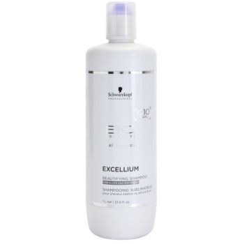 

Schwarzkopf Professional BC Bonacure Excellium Beautifying шампунь для сивого та блонд волосся 1000 мл