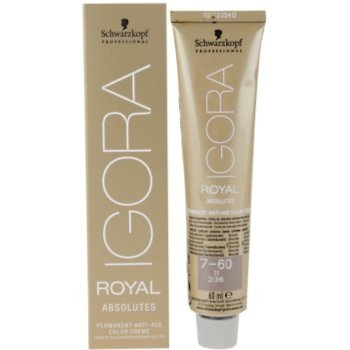Fotografie Schwarzkopf Professional IGORA Royal Absolutes barva na vlasy odstín 7-50 60 ml