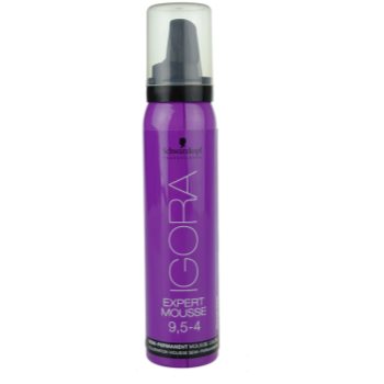 Fotografie Schwarzkopf Professional IGORA Expert Mousse barvicí pěna na vlasy odstín 9,5-4 Beige 100 ml