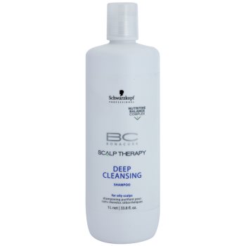 

Schwarzkopf Professional BC Bonacure Scalp Therapy глибоко очищуючий шампунь для жирної шкіри голови 1000 мл