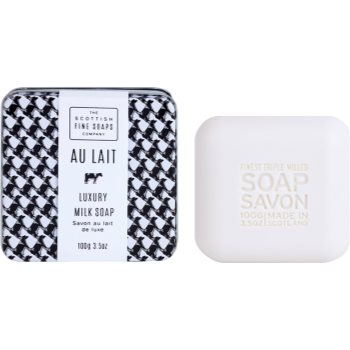Scottish fine soaps au lait săpun de lux în borcan de metal