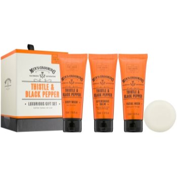 Scottish fine soaps men’s grooming thistle & black pepper set de cosmetice i. pentru bărbați