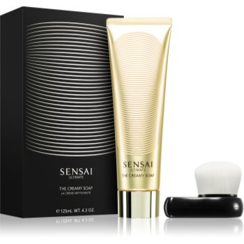 Sensai ultimate sapun crema cu pensula