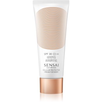 Sensai silky bronze anti-imbatranire protectie solara spf 30
