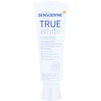 Sensodyne true white extra fresh pasta de albire a dintilor impotriva petelor de pe smaltul dintilor. pentru dinti sensibili